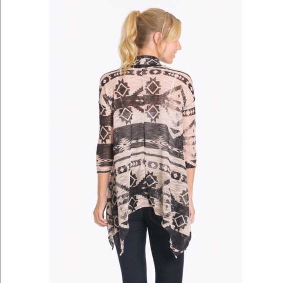 AZTEC Print Knit Top - Picture 3 of 5